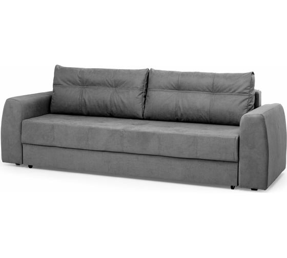 Диван-кровать NRAVA Double 2420x880x720, ALBA 095 графит 4656755754437