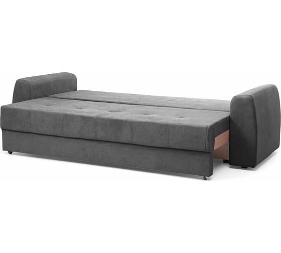 Диван-кровать NRAVA Double 2420x880x720, ALBA 095 графит 4656755754437