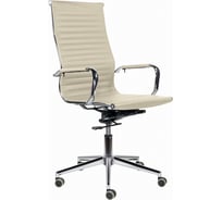 Офисное кресло BRABIX PREMIUM Intense EX-531, экокожа, хром, бежевое S-0428 532541