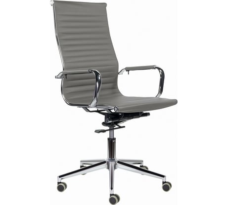 Офисное кресло BRABIX PREMIUM Intense EX-531, экокожа, хром, темно-серое S-0422 532542