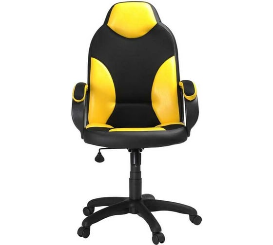 Кресло Фабрикант Дельта Черно-желтый ТГ PL 680 PL-2 ролик сталь X1508552