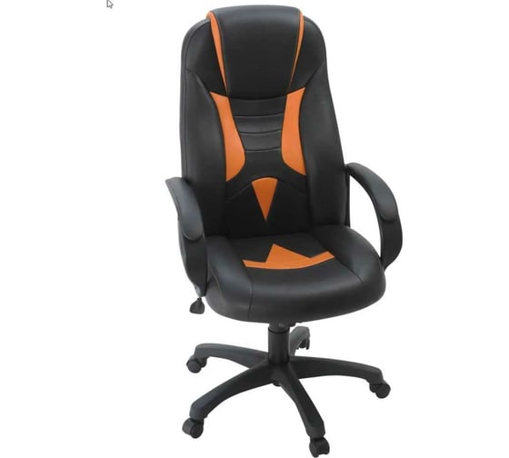 Кресло Фабрикант Энигма II Черно-оранжевый ТГ PL 680 PL-2 ролик сталь X1507555