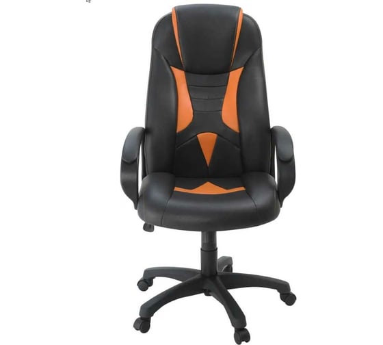 Кресло Фабрикант Энигма II Черно-оранжевый ТГ PL 680 PL-2 ролик сталь X1507555
