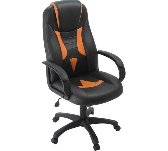 Кресло Фабрикант Энигма II Черно-оранжевый ТГ PL 680 PL-2 ролик сталь X1507555