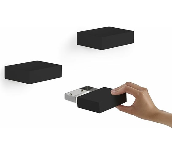 Набор полок Umbra Showcase, черный, 3 шт 325560-040