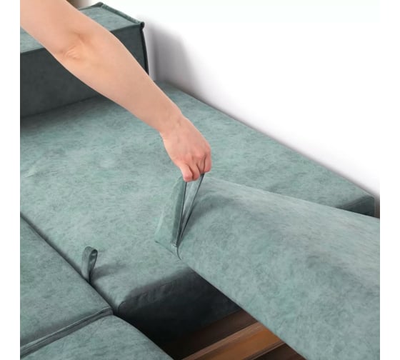 Диван-кровать NRAVA Loft M 2250x1000x890 ROCK 09 мятный 4656755753447