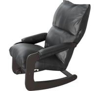 Кресло-трансформер Garden Story Амадео Экокожа Ч №81 каркас венге, сиденье черное 20044