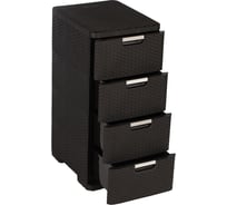 Комод Garden Story Плетенка шоколад П-МТ003