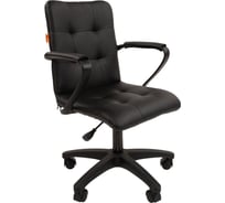 Компьютерное кресло CHAIRMAN 030, с подлокотниками, экокожа, черный 00-07107524