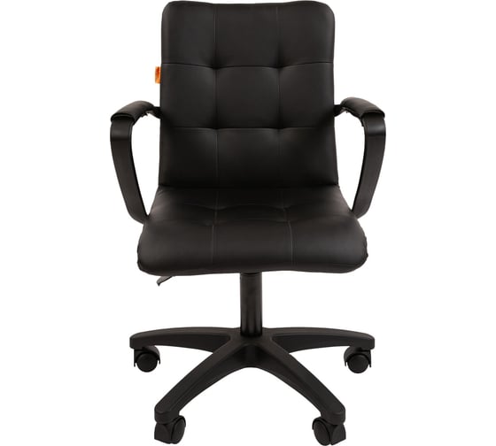 Компьютерное кресло CHAIRMAN 030, с подлокотниками, экокожа, черный 00-07107524
