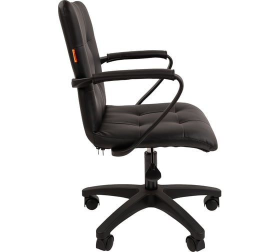 Компьютерное кресло CHAIRMAN 030, с подлокотниками, экокожа, черный 00-07107524