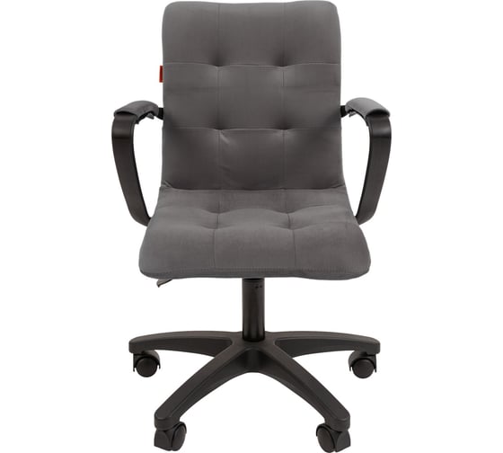 Компьютерное кресло CHAIRMAN 030, с подлокотниками, ткань, серый 00-07107534