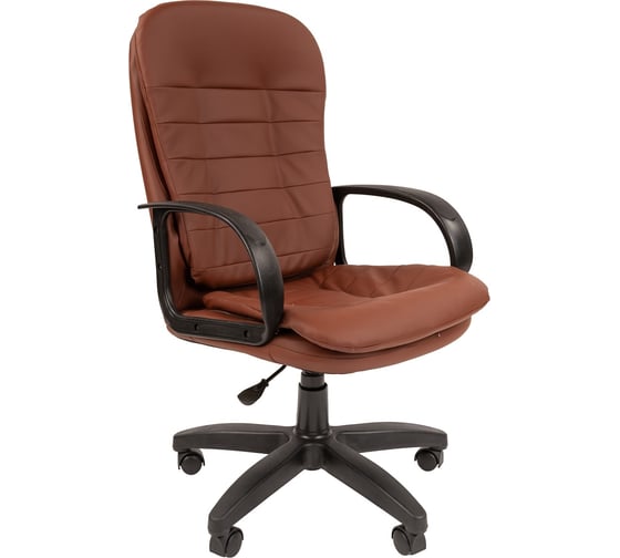 Компьютерное кресло CHAIRMAN ст-95 экокожа, коричневый 00-07082971 1