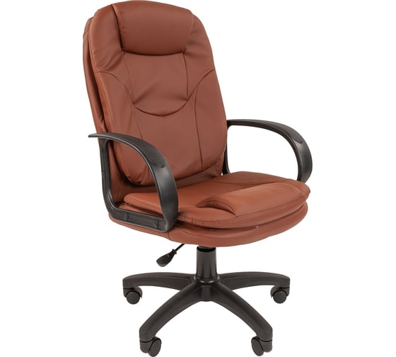 Компьютерное кресло CHAIRMAN ст-68 экокожа, коричневый 00-07069917