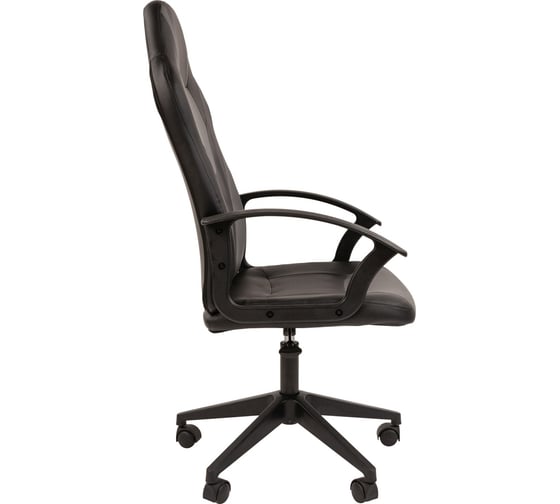 Компьютерное кресло CHAIRMAN ст-17 гейм, экокожа, черный, серый 00-07104022