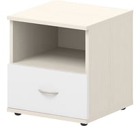 Прикроватная тумба ФЕЛИКС дуб альпийский/белый ПК-МКП-ТМК40Х39Я1-В1-876
