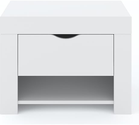 Прикроватная тумба ФЕЛИКС белый шагрень ПК-МКП-ТМК60Х38-В1-1068