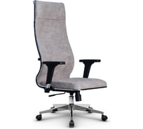 Кресло МЕТТА L 1m 42 Bravo подлокотник 200 основание 004, велюр B бежевый z311754828