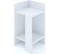 Журнальный стол ФЕЛИКС МАРКЕТПЛЕЙС МКП-СТЖ30x30-В1-1068 Белый шагрень ПК-МКП-СТЖ30Х30-В1-1068