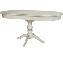 Обеденный стол Мебелик Тарун 4 слоновая кость/золото, 120/160x84, 2 упаковки 5472