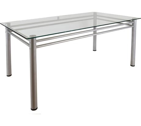 Обеденный стол Мебелик Робер 15 металлик, без рисунка, 3 упаковки 572