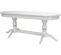 Обеденный стол Мебелик Тарун 5 белый/серебро, 190/250x84, 2 упаковки 5474