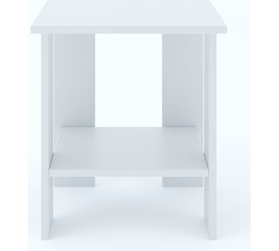 Журнальный стол ФЕЛИКС МАРКЕТПЛЕЙС МКП-СТЖ40x33-В1-1068 белый шагрень ПК-МКП-СТЖ40Х33-В1-1068