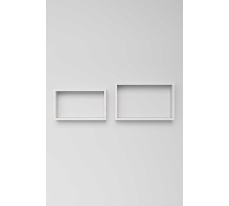 Комплект настенных полок Граникум Канна для книг и декора, белый polkag065