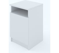 Прикроватная тумба ФЕЛИКС МАРКЕТПЛЕЙС МКП-ТМК35x35Д1-В1-1068 белый шагрень ПК-МКП-ТМК35Х35Д1-В1-1068