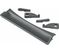 Выдвижная полка-органайзер ДЭМИ 1 отделение, пластик, серая, 30x420x110 мм, Окп.06 641738