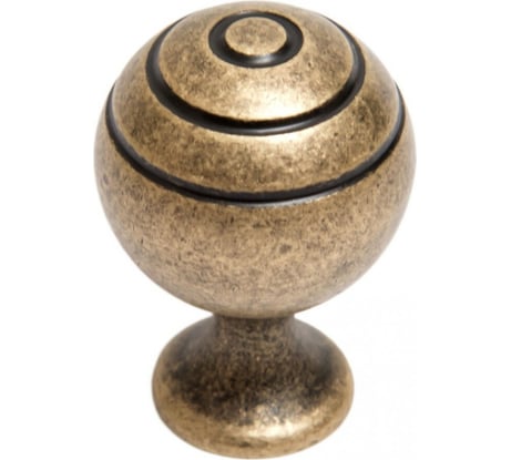 Ручка-кнопка BOYARD rc446eab.4 старинная латунь 102319