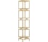 Стеллаж GreenWeen CUBIC-4, золотой каркас, полки керамика Ivory, 1965x400x400 GW-CUBIC-4-G-KI 1