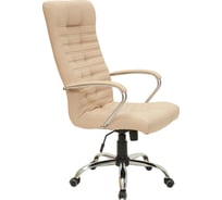 Кресло Кресловъ КР-895 хром, кожзаменитель PG Sand 7КР22-895-0403К-Кр