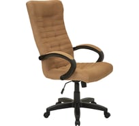 Кресло Кресловъ КР-895 пластик черный, ткань Maserati Сappuchino 7КР22-895-0110Т-Кр