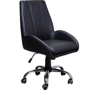 Кресло Кресловъ КР-33 кожзаменитель PG Black 7КР22-КР33-0401К-Ко
