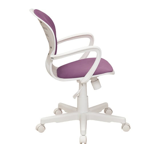 Кресло Кресловъ Bloom Pl White, ткань Maserati violet 7КР22-BLM-0205Т-Ко