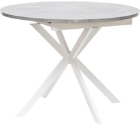 Раздвижной стол Leset Капри цемент/белый 9144-6155