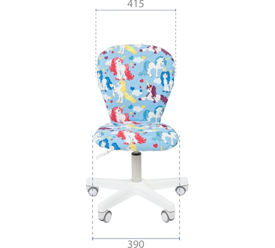 Детское кресло CHAIRMAN KIDS 105 ткань, единороги 00-07122495