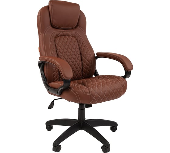 Компьютерное кресло CHAIRMAN 432 экокожа, коричневый 00-07014856 1