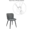 Стул BRADEX victory серый FR 0506 9