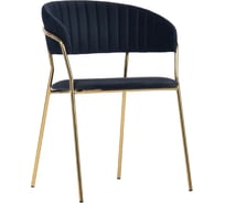 Стул BRADEX turin черный с золотыми ножками FR 0797