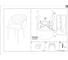 Стул BRADEX paola черный с жаккардом RF 0262 10