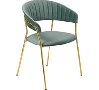 Стул BRADEX turin мятный с золотыми ножками FR 0912