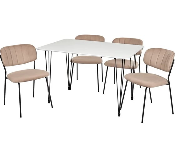 Стол BRADEX solution 120x80x75,5 см, белый FR 0843
