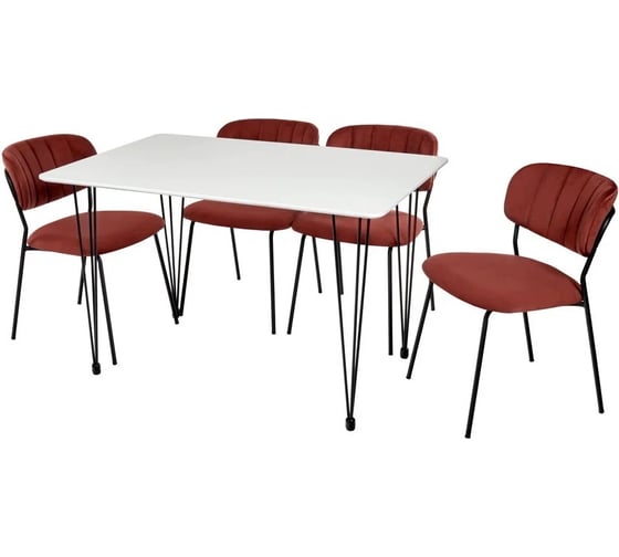 Стол BRADEX solution 120x80x75,5 см, белый FR 0843
