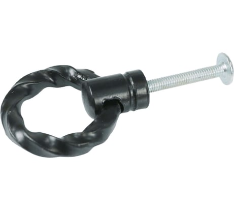 Ручка-кольцо Левша TWIST MI088 черный, 30 мм У2-7019.Ч