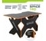 Игровой компьютерный стол VMMGame SPACE DARK 140 ORANGE ST-3BOE 2