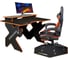 Игровой компьютерный стол VMMGame SPACE DARK 140 ORANGE ST-3BOE 5