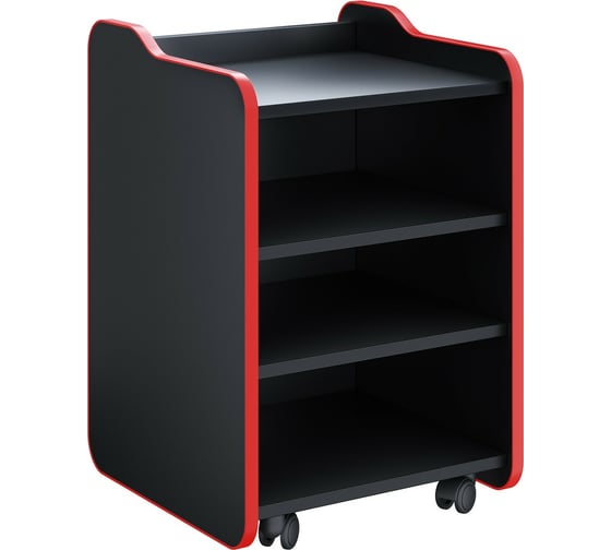 Тумба для игрового компьютерного стола VMMGame CASE LITE 40 BLACK RED CS-1BKRD-LT