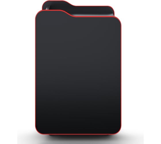 Тумба для игрового компьютерного стола VMMGame CASE 40 BLACK RED CS-1BKRD